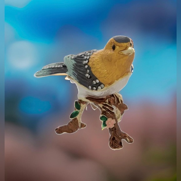 New bird & branch jewelry box - Picture 1 of 4